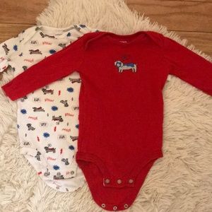 Carter’s Super Dog Onesies